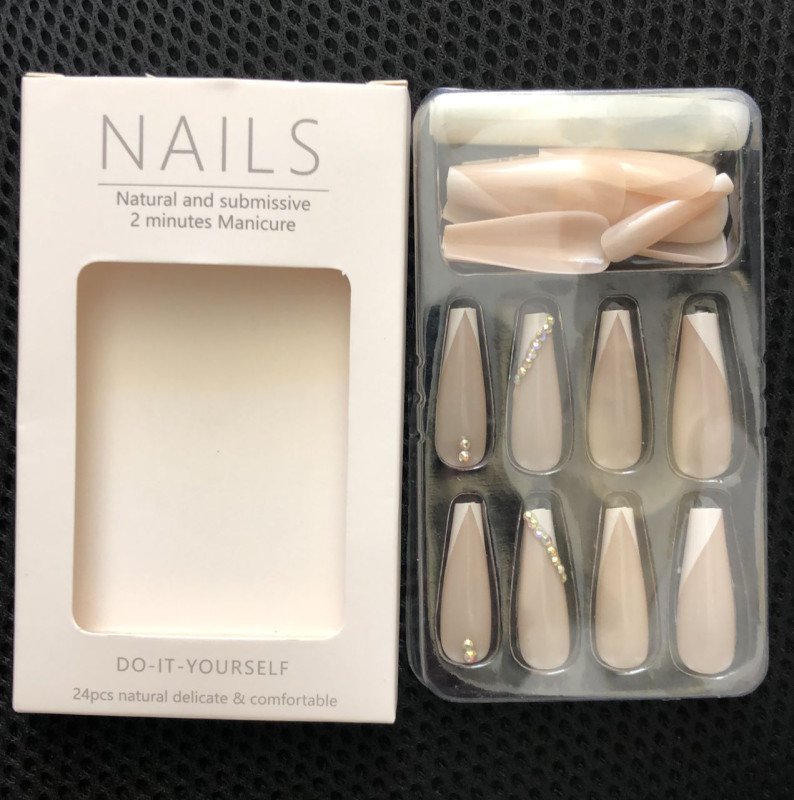 NAILS Natural & Submisive Do It Yourself 24pc HJZ114-17